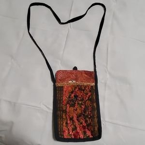 Small Embroidered Crossbody Purse